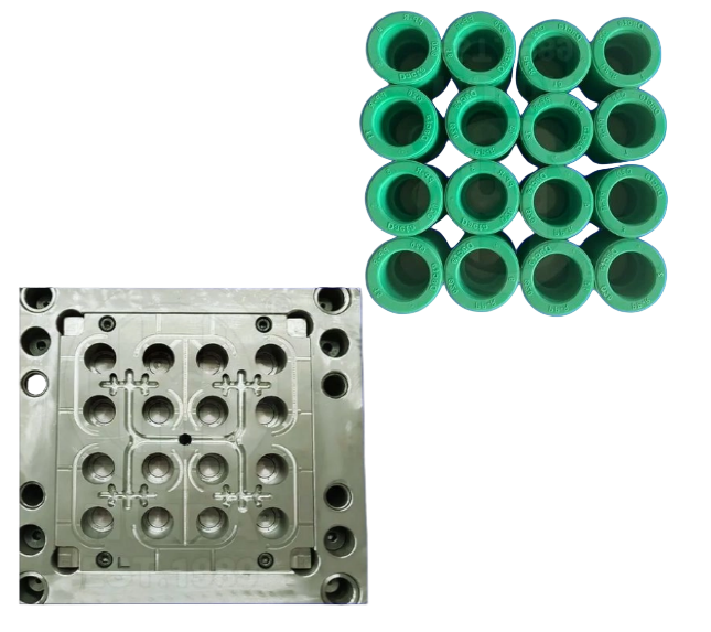 PPR COUPLING PIPE FITTING MOULD1 قالب تركيب الأنابيب PPR1