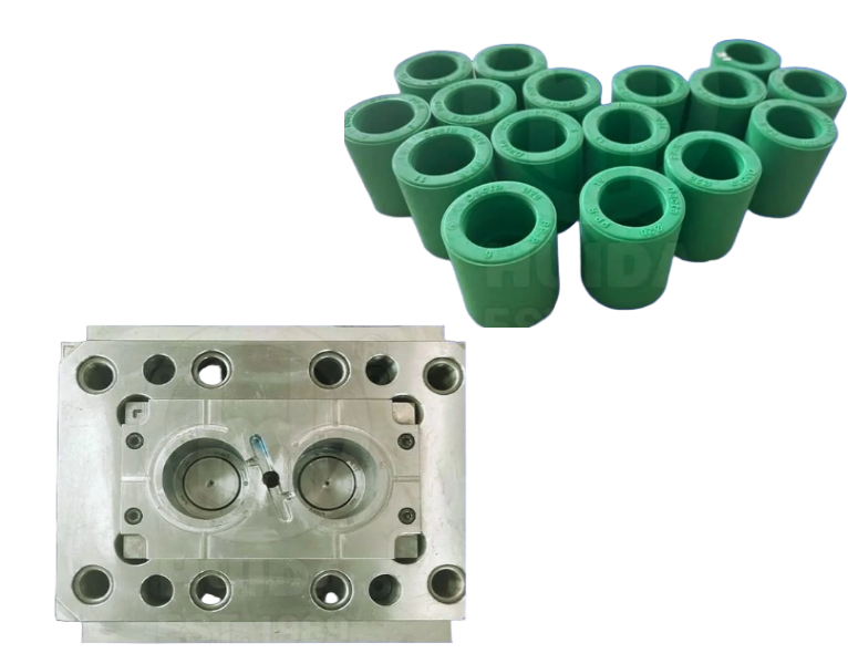 PPR COUPLING PIPE FITTING MOULD قالب تركيب الأنابيب PPR