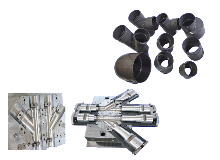 PVC SEWAGE OR DRAINAGE Y TEE PIPE FITTING MOULD PVC الصرف الصحي أو الصرف Y TEE PIPE FITTING MOLD