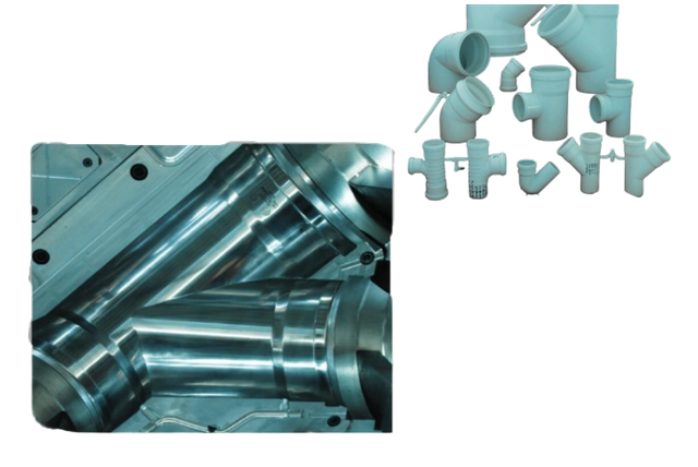 قوالب تركيب PP Y TEE قابلة للطي