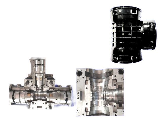 قالب تركيب الأنابيب المموجة HDPE