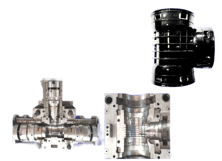 قالب تركيب الأنابيب المموجة HDPE