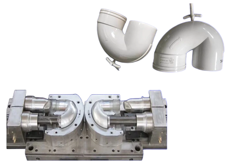قالب تركيب الأنابيب البلاستيكية البلاستيكية على شكل حرف U