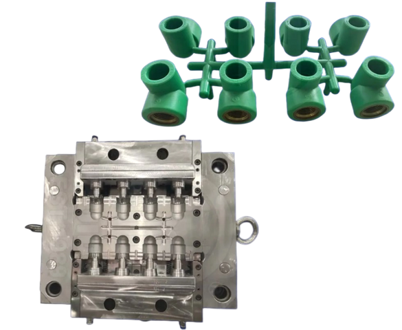 قالب تركيب PPR الكوع 90 درجة للإناث