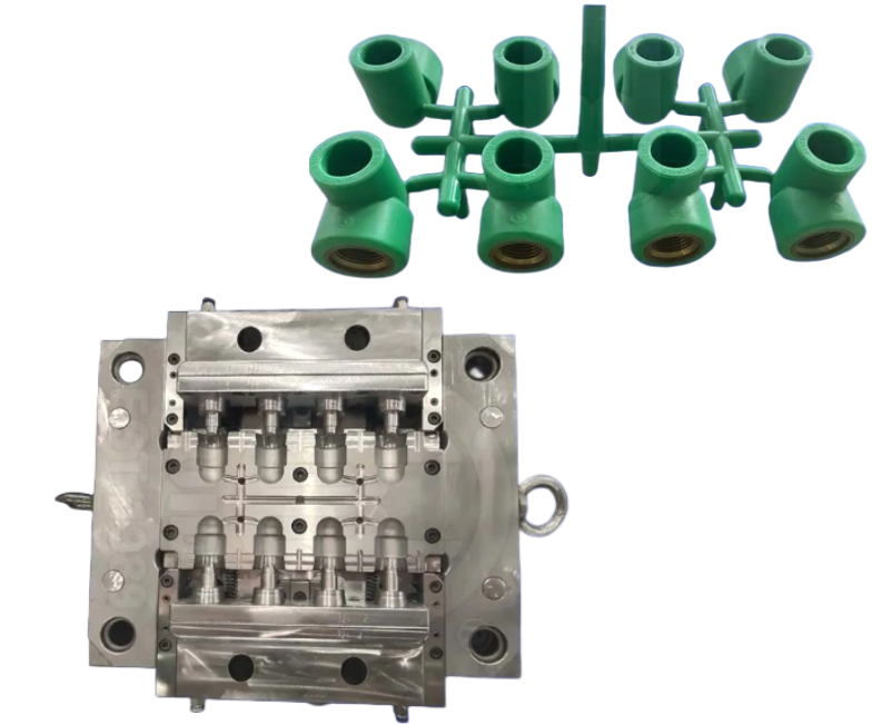 قالب تركيب PPR الكوع 90 درجة للإناث