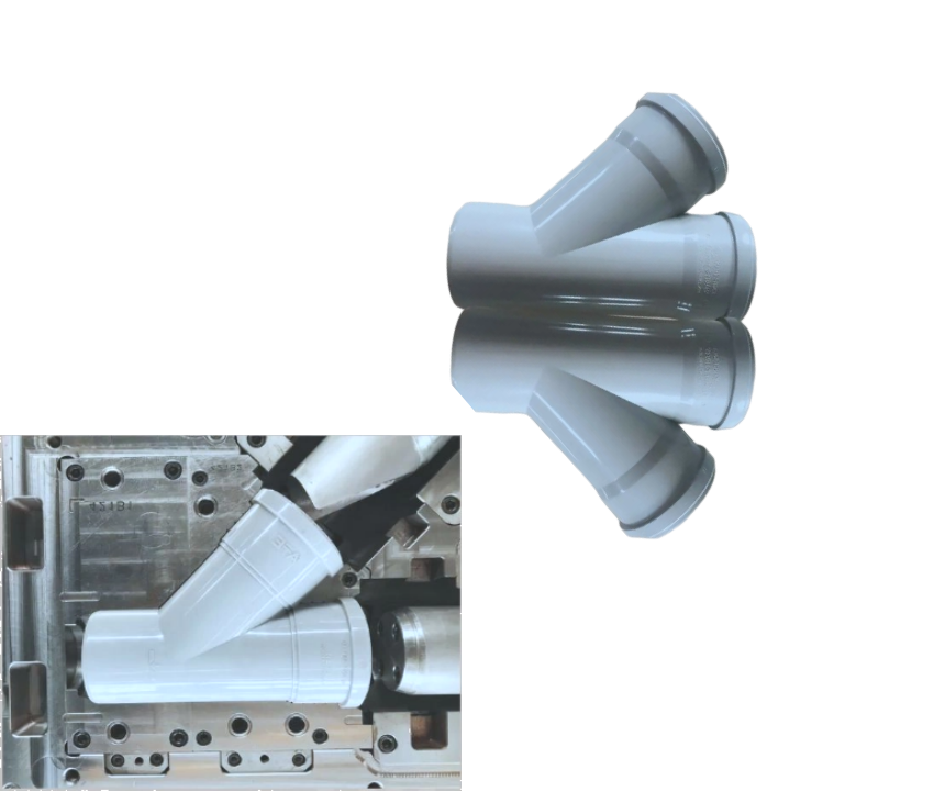 قالب تركيب PP Y TEE قابل للطي