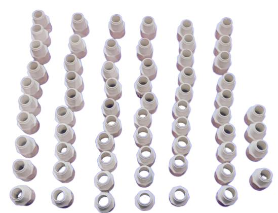 قالب محول خيط ذكر من PVC 64 تجاويف