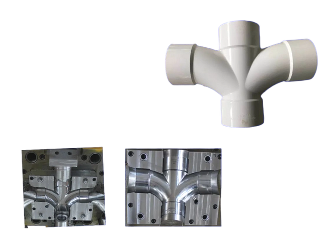 PVC تصريف مياه الصرف الصحي Y TEE PIPE FITTING MOLD