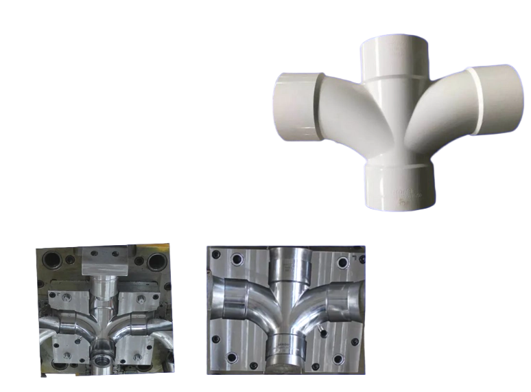 PVC تصريف مياه الصرف الصحي Y TEE PIPE FITTING MOLD