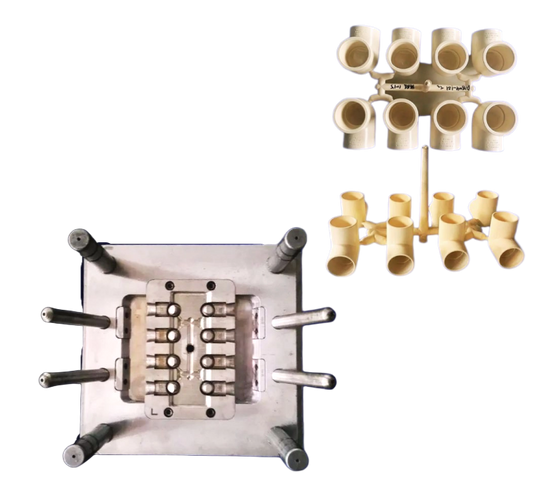 قالب تركيب للكوع البلاستيكي CPVC بزاوية 90 درجة