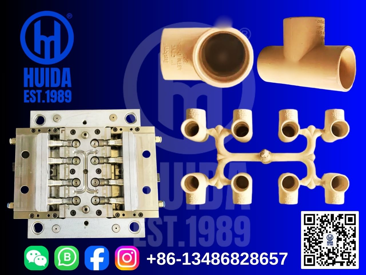 قالب تركيب تي شيرت بلاستيكي CPVC 2