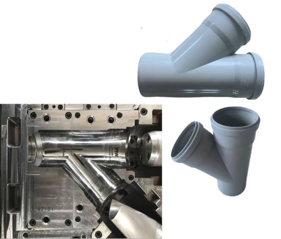 قالب تركيب PP Y TEE قابل للطي