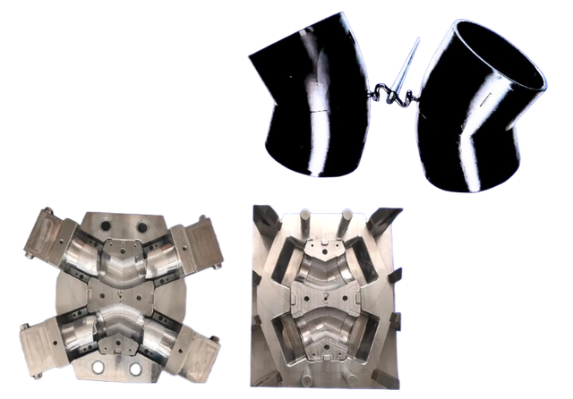 قالب تركيب الكوع PE 45°